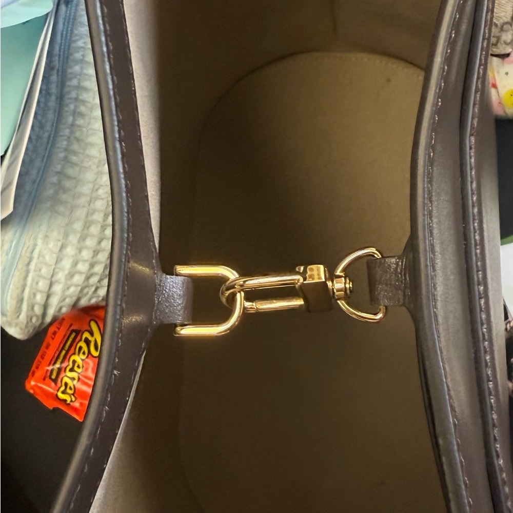 Toteme Leather Belted Bucket Bag - Picture 11 of 12